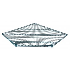 Proform Green Epoxy Corner Wire Shelf - 2442CRNP