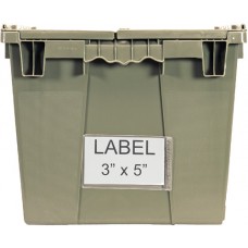 Adhesive Clear Label Holder
