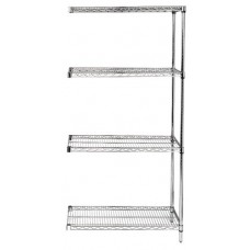 AD74-1824C Chrome Wire Shelving Add-On Kit