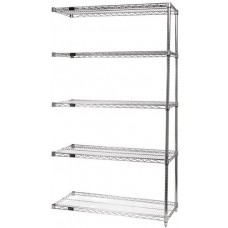 AD63-2454C-5 Chrome Wire Shelving Add-On Kit