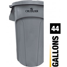 CRUSADER Round Trash Can - 44 Gal.