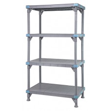 Millenia 74" 4-Tier Solid Shelving Unit - QP214274SS-4