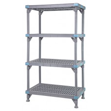 Millenia 74" 4-Tier Vented Shelving Unit - QP183674VS-4