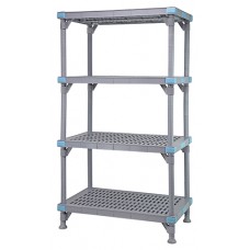 Millenia 74" 4-Tier Vented Shelving Unit - QP186074VS-4