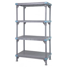 Millenia 62" 3 Vented 1 Solid Shelving Mixed Unit - QP247262V3S1
