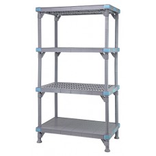 Millenia 86" 3 Vented 1 Solid Shelving Mixed Unit - QP183686V3S1
