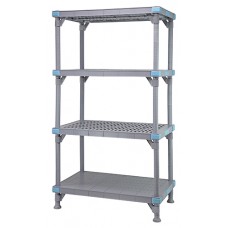 Millenia 86" 3 Vented 1 Solid Shelving Mixed Unit - QP244286V3S1