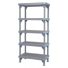 Millenia 74" 5-Tier Vented Shelving Unit - QP182474VS-5