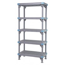 Millenia 74" 5-Tier Vented Shelving Unit - QP184874VS-5