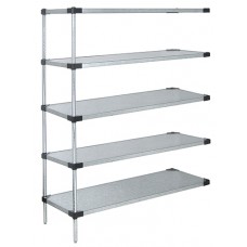 AD54-1448SG-5 Galvanized Solid 5-Shelf Add-on Kit