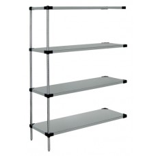 WRSAD4-86-2460SS Stainless Steel Solid Shelf Add-on Kit