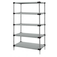 WRS5-74-2130SS Stainless Steel Solid 5-Shelf Starter Kit