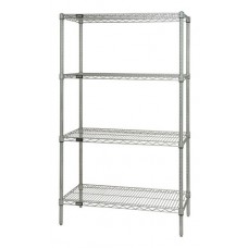 WR63-1248C Chrome Wire Shelving Starter Kit