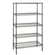 WR74-1424P-5 Proform Green Epoxy Wire Shelving Starter Kit