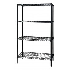 1 Box Wire Shelving Unit RWR72-2442LBK