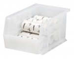 QUS221CL Clear-View Ultra Hang and Stack Medical Bins