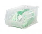QUS240CL Clear-View Ultra Hang and Stack Medical Bins