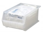 QUS241CL Clear-View Ultra Hang and Stack Medical Bins