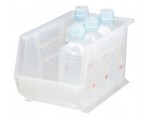 QUS242CL Clear-View Ultra Hang and Stack Medical Bins