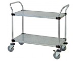 Solid Shelf Utility Cart