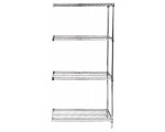 AD63-1272C Chrome Wire Shelving Add-On Kit