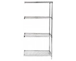 AD63-2436C Chrome Wire Shelving Add-On Kit