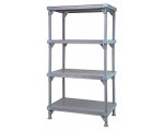 Millenia 50" 4-Tier Solid Shelving Unit - QP247250SS-4