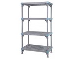 Millenia 50" 4-Tier Vented Shelving Unit - QP185450VS-4