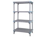 Millenia 62" 3 Vented 1 Solid Shelving Mixed Unit - QP213662V3S1