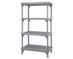 Millenia 86" 3 Vented 1 Solid Shelving Mixed Unit - QP245486V3S1