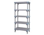 Millenia 50" 5-Tier Solid Shelving Unit - QP187250SS-5