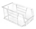 QUS240CC - Crystal Clear Ultra Stack and Hang Bin