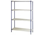 RPWR72-1842E - Wire Plastic Mat Shelving Unit