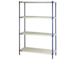 RPWR72-1860E - Wire Plastic Mat Shelving Unit