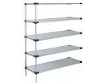 AD54-1442SG-5 Galvanized Solid 5-Shelf Add-on Kit