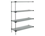 WRSAD4-86-2436SS Stainless Steel Solid Shelf Add-on Kit