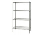 WR63-3048C Chrome Wire Shelving Starter Kit