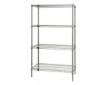 WR63-1236C Chrome Wire Shelving Starter Kit