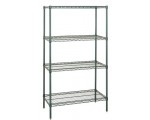 WR63-2424P Proform Green Epoxy Wire Shelving Starter Kit