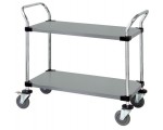 WRSC-1836-2SS Stainless Solid 2-Shelf Utility Cart